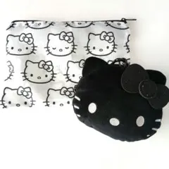 ハローキティ ふわふわフェイス＆リップストップポーチセット①