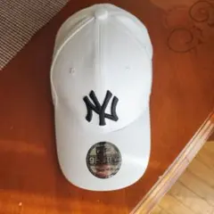 New Era 9FORTY NYロゴ キャップ ホワイト