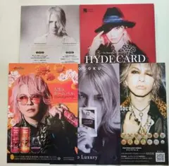 HYDEハイド フライヤーチラシ5枚セットのサムネイル