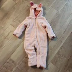 kid's zoo ベビー ジャンプスーツ ピンク 80cm　仮装のサムネイル