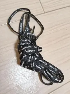 【最安値】NIKE supreme エアーフォース1 シューレス 靴紐