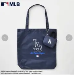 しまむら　メジャーリーグ　MLB ドジャース　大谷翔平　ポーチ付きエコバッグ