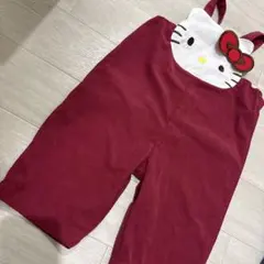 しまむら　キティ　サロペット　オーバーオール　90