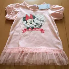 ミニーマウス 半袖Tシャツ 90cm かわいい子供服のサムネイル