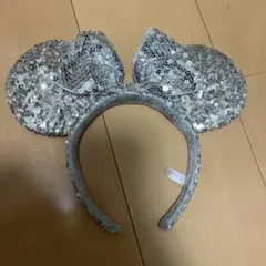 ミッキーマウス耳カチューシャ シルバー