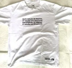 The North Face HKB 緯度経度 Tシャツ Ｌサイズ
