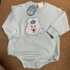 んぽちゃむ ロンパース 80