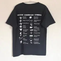 ネイティブアメリカン　両面プリントTシャツ　アメスピ風　90s〜00s　Mサイズ
