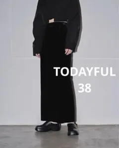 TODAYFUL ★ Pencil Velour Skirt
