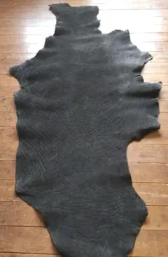 エレファント革(黒) ゾウ革 象革 超希少 Aランク品 127DS ※計量済
