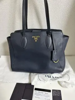 PRADA ヴィッテロフェニックス　ショルダーバッグ　ネイビーのサムネイル