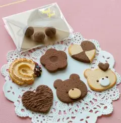 【No.203】軽量粘土 フェイククッキー フェイクスイーツ ハンドメイド 7個