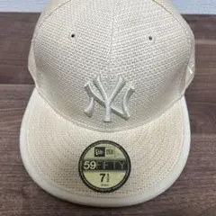 New Era 59FIFTY ベージュキャップ 7 1/2