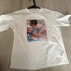 ホワイト プリント Tシャツ