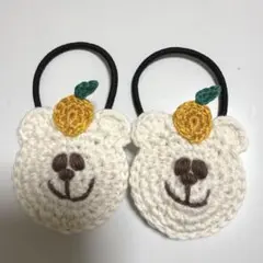 ★鏡餅風クマちゃんヘアゴムセット★