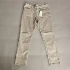 なり様専用　ベージュ コットン混紡 スキニーパンツ