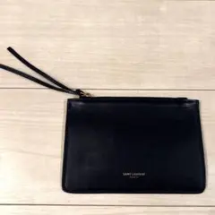 新品未使用 SAINT LAURENT サンローラン ポーチ ネイビーのサムネイル
