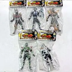 バンダイ ライダーヒーローシリーズ ソフビ 5種 まとめて クウガ 龍騎 電王 バンダイ ライダーヒーローシリーズ ソフビ 5種 まとめて クウガ
