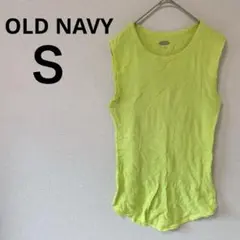 限定✨　OLD NAVY 【Ｓ】 蛍光イエロー タンクトップ ノースリーブ　夏