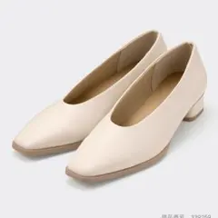 GU ソフトローヒールパンプス ベージュ S
