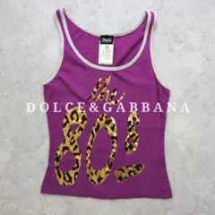 ​D&G ドルチェ&ガッバーナ タンクトップ 80s レオパード XS y2kのサムネイル