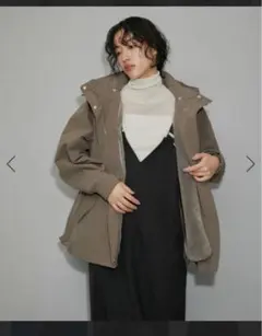 【ADAM ET ROPÉ FEMME】マルチWAYライナー付き撥水タウンパーカ