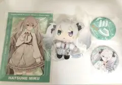 プロセカ くじ ミク ぬいぐるみ 缶バッジ