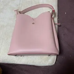 ピンク ショルダーバッグ 合成皮革