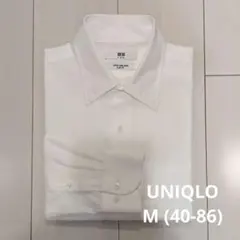 ユニクロ スーパーノンアイロン スリムフィットシャツ L