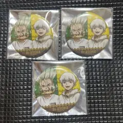 Dr.STONE 西園寺羽京/石神千空 バーベキュー 缶バッジ