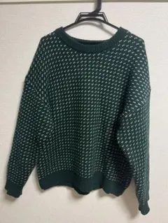 B:MING by BEAMS バーズアイ　クルーネックニット