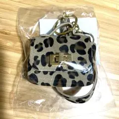 ミニレオパード　コインケース小物入れキーホルダー