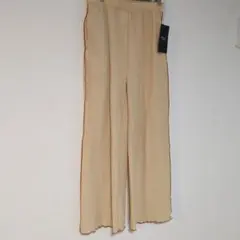 未使用ベージュ イージーパンツ Lサイズ