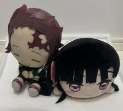 鬼滅の刃 寝そべり スペシャルぬいぐるみ 栗花落カナヲ 炭治郎 2体セット