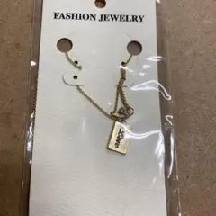 ゴールド プレート型ペンダント ネックレス