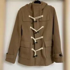 メンズ　ダッフルコート　ベージュ