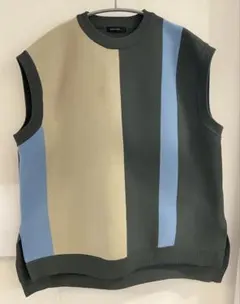 niko and… メンズ　ベスト　グリーン