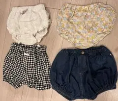 ベビー　かぼちゃパンツ　ブルマ4点セット