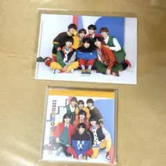 なにわ男子 ポートレート2023 クリアファイル・メモ帳