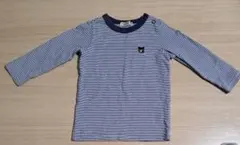 DOUBLE.B ストライプ長袖Tシャツ