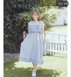 Cutwork Embroidery Angel Sleeve Dress - メルカリ
