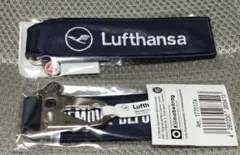 ★新品★ルフトハンザ Lufthansa フライトタグ ネイビー 1点