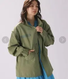 niko and… 2WAYスリーブミリタリージャケット　カーキ