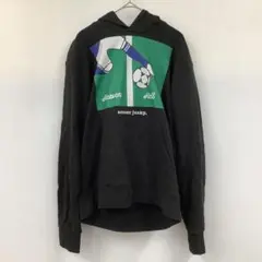 claudio pandiani サッカー フーディー パーカー M ブラックのサムネイル