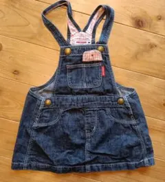 (美品)mikiHOUSE デニムサロペット M