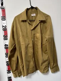 J.C. Penney Permanent Press 長袖シャツ M ベージュのサムネイル