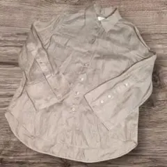 美品★COS　リネン100%シャツ希少！お袖フレア ホームクリーニング可のサムネイル