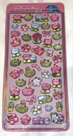 韓国限定 JIGU MONSTER 3Dクリスタル ボンボンドロップシール