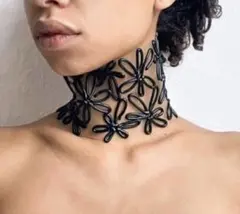 SYKIA Embroidery Hair Barrette Jane ブラック - メルカリ