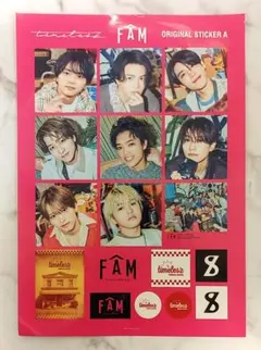 ☆timelesz FAM オリジナルステッカー☆